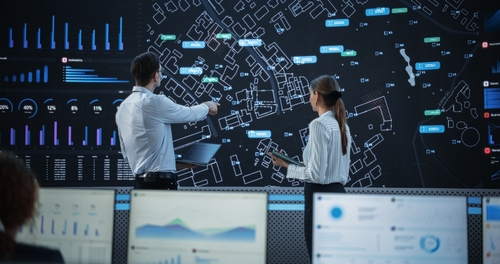 Male,And,Female,Logistics,Specialists,Discussing,New,Routs,Of,Delivery